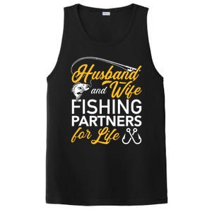 Husband And Wife Fishing Partners For Life Gift PosiCharge Competitor Tank