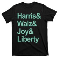 Harris And Walz And Joy And Liberty T-Shirt