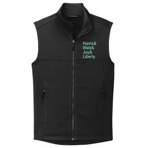 Harris And Walz And Joy And Liberty Collective Smooth Fleece Vest