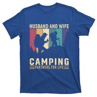 Husband And Wife Camping Partners For Life Funny Gift T-Shirt