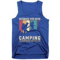 Husband And Wife Camping Partners For Life Funny Gift Tank Top