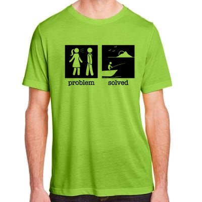 Husband And Wife Fishing Partners For Life Fisherman Couple Adult ChromaSoft Performance T-Shirt