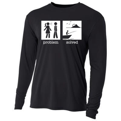 Husband And Wife Fishing Partners For Life Fisherman Couple Cooling Performance Long Sleeve Crew