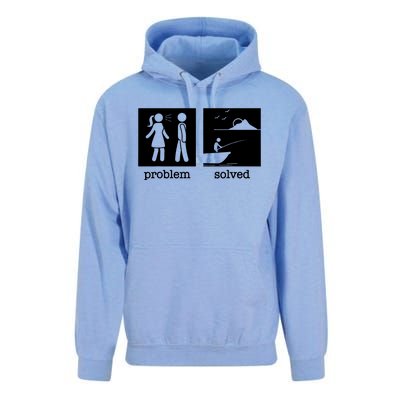 Husband And Wife Fishing Partners For Life Fisherman Couple Unisex Surf Hoodie