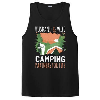 Husband And Wife Camping Partners For Life Meaningful Gift PosiCharge Competitor Tank