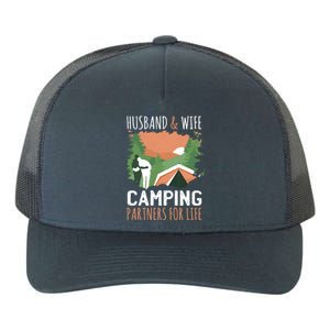 Husband And Wife Camping Partners For Life Meaningful Gift Yupoong Adult 5-Panel Trucker Hat