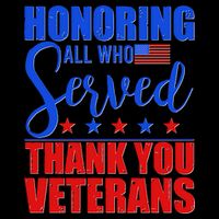 Honoring All Who Served Thank You Veterans City Backpack
