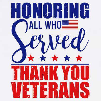 Honoring All Who Served Thank You Veterans T-Shirt