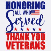 Honoring All Who Served Thank You Veterans Tall T-Shirt