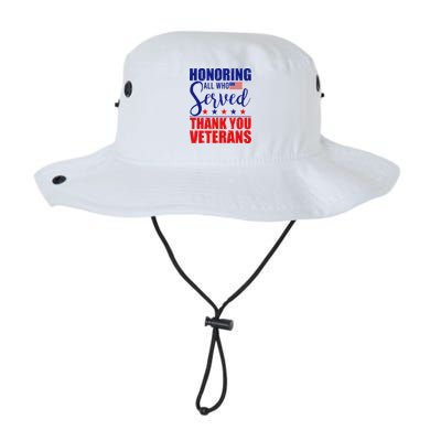 Honoring All Who Served Thank You Veterans Bucket Hat