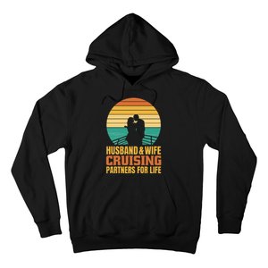 Husband And Wife Cruising Partners For Life Hoodie