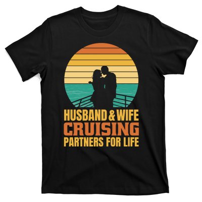 Husband And Wife Cruising Partners For Life T-Shirt