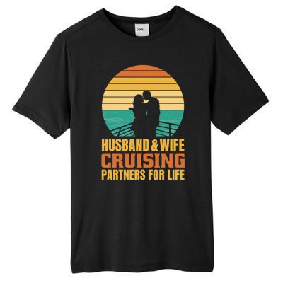 Husband And Wife Cruising Partners For Life Tall Fusion ChromaSoft Performance T-Shirt