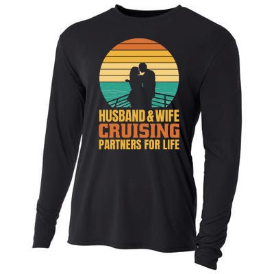 Husband And Wife Cruising Partners For Life Cooling Performance Long Sleeve Crew