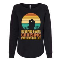 Husband And Wife Cruising Partners For Life Womens California Wash Sweatshirt