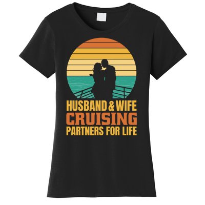 Husband And Wife Cruising Partners For Life Women's T-Shirt