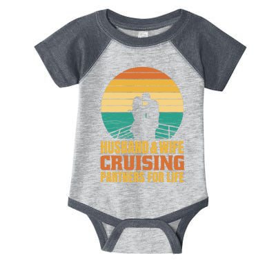 Husband And Wife Cruising Partners For Life Infant Baby Jersey Bodysuit