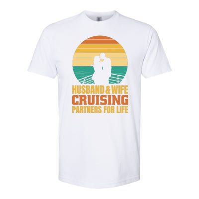 Husband And Wife Cruising Partners For Life Softstyle CVC T-Shirt