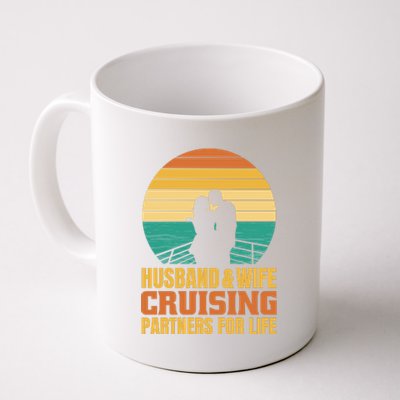 Husband And Wife Cruising Partners For Life Coffee Mug