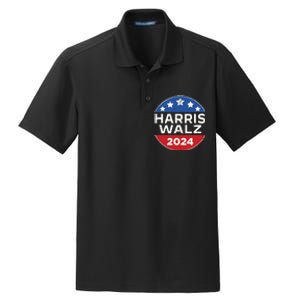 Harris And Walz 2024 Dry Zone Grid Polo