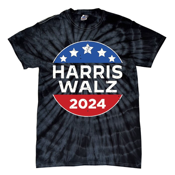 Harris And Walz 2024 Tie-Dye T-Shirt