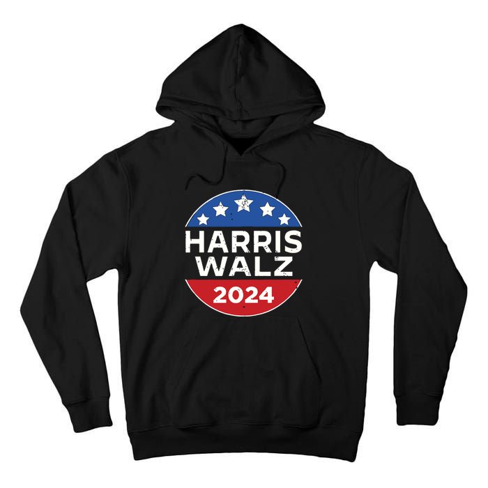 Harris And Walz 2024 Tall Hoodie