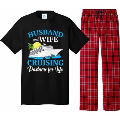 Husband And Wife Cruising Partners For Life Couple Cruise Pajama Set