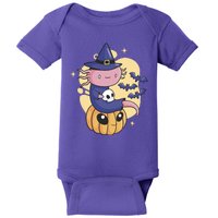 Halloween Axolotl Witch Cute Baby Bodysuit