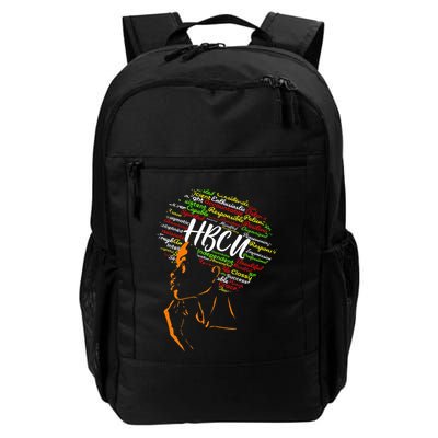 Hbcu Afro Woman Historically Black College Hbcu Daily Commute Backpack