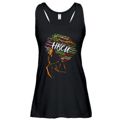 Hbcu Afro Woman Historically Black College Hbcu Ladies Essential Flowy Tank