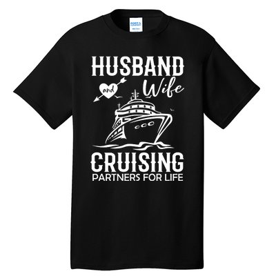 Husband And Wife Cruising Partners For Life Tall T-Shirt