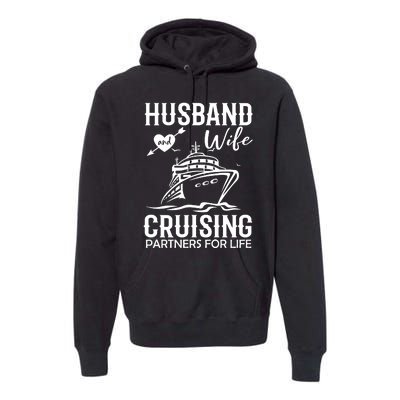 Husband And Wife Cruising Partners For Life Premium Hoodie