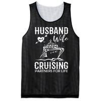 Husband And Wife Cruising Partners For Life Mesh Reversible Basketball Jersey Tank