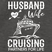 Husband And Wife Cruising Partners For Life Vector Backpack