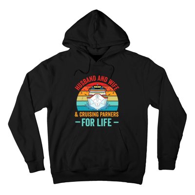 Husband and Wife Cruise Partners For Life Cruising Funny Hoodie