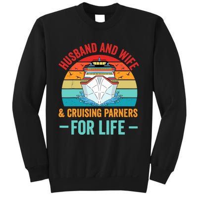 Husband and Wife Cruise Partners For Life Cruising Funny Sweatshirt