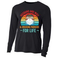 Husband and Wife Cruise Partners For Life Cruising Funny Cooling Performance Long Sleeve Crew