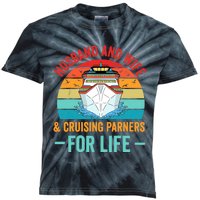 Husband and Wife Cruise Partners For Life Cruising Funny Kids Tie-Dye T-Shirt