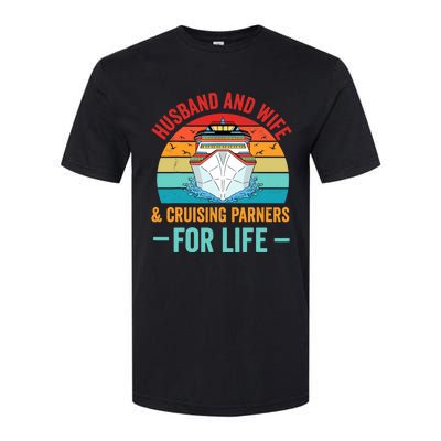 Husband and Wife Cruise Partners For Life Cruising Funny Softstyle CVC T-Shirt