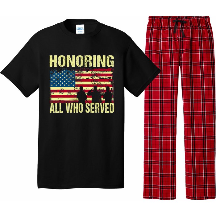 Honoring All Who Served Armed Forces Day Proud Pajama Set