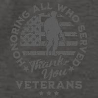 Honoring All Who Served Thank You Veterans Day American Flag Vector Backpack