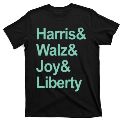 Harris And Walz And Joy And Liberty T-Shirt