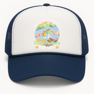 Husband And Wife Travel Partners For Life Beach Traveling Trucker Hat