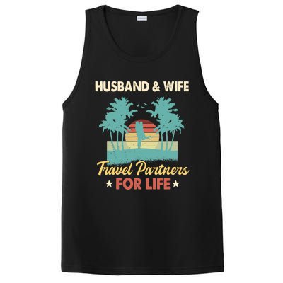 Husband And Wife Travel Partners For Life Beach Traveling PosiCharge Competitor Tank