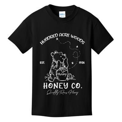 Hundred Acre Woods Honey Co The Pooh Est 1926 Kids T-Shirt