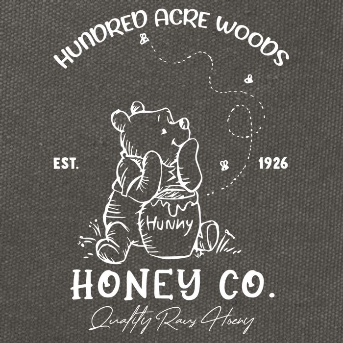Hundred Acre Woods Honey Co The Pooh Est 1926 Cotton Canvas Backpack