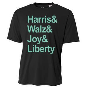 Harris And Walz And Joy And Liberty Cooling Performance Crew T-Shirt