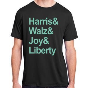 Harris And Walz And Joy And Liberty Adult ChromaSoft Performance T-Shirt