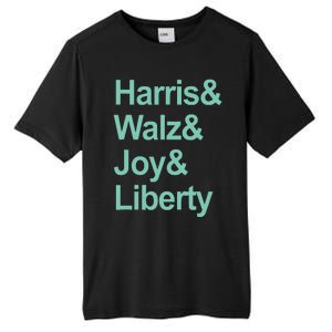 Harris And Walz And Joy And Liberty Tall Fusion ChromaSoft Performance T-Shirt