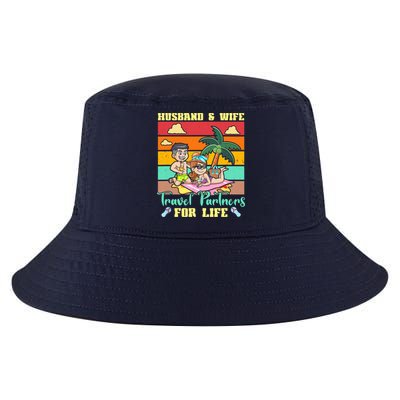 Husband And Wife Travel Partners For Life Beach Traveling Cool Comfort Performance Bucket Hat